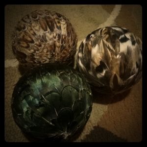 Feathered Decoration Balls